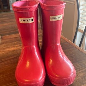 Pink Hunter Rainboots